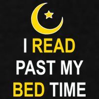 I Read Past My Bedtime Ladies PosiCharge Tri-Blend Wicking Tank