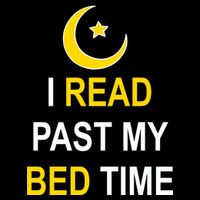 I Read Past My Bedtime 7-Panel Snapback Hat