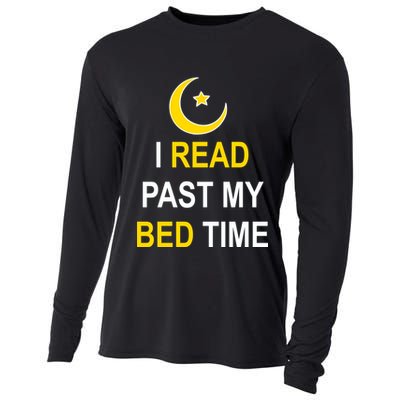 I Read Past My Bedtime Cooling Performance Long Sleeve Crew