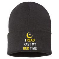 I Read Past My Bedtime Sustainable Knit Beanie