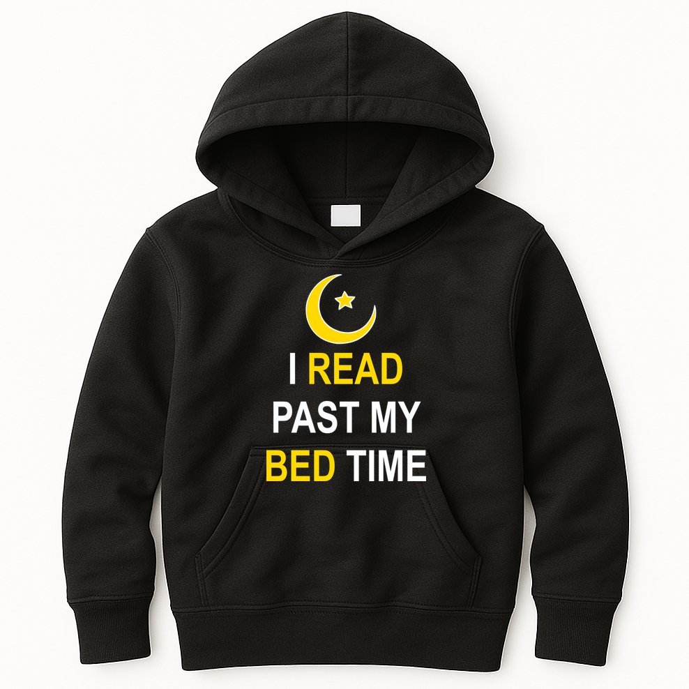 I Read Past My Bedtime Kids Hoodie