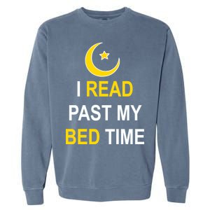 I Read Past My Bedtime Garment-Dyed Sweatshirt