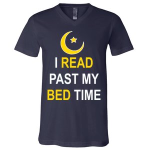 I Read Past My Bedtime V-Neck T-Shirt