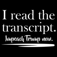 I Read The Transcript Impeach Trump Now Hoodie