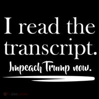 I Read The Transcript Impeach Trump Now City Backpack