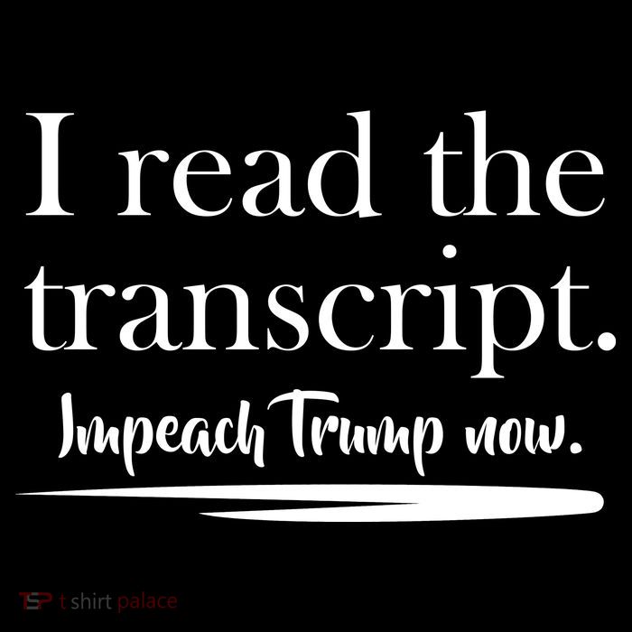 I Read The Transcript Impeach Trump Now Hooded Wearable Blanket