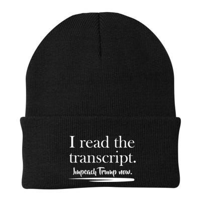 I Read The Transcript Impeach Trump Now Beanie
