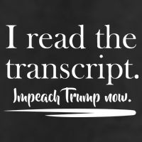 I Read The Transcript Impeach Trump Now 25L Jumbo Tote