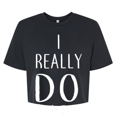 I Really Do Care Bella+Canvas Jersey Crop Tee