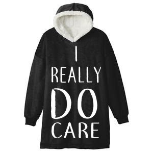 I Really Do Care Hooded Wearable Blanket