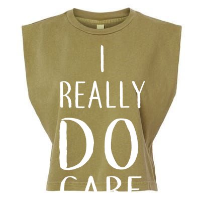 I Really Do Care Garment-Dyed Women's Muscle Tee