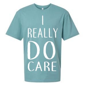 I Really Do Care Sueded Cloud Jersey T-Shirt