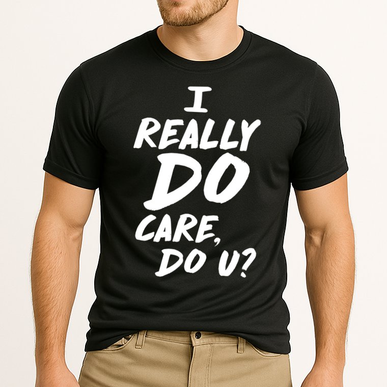 I Really Do Care, Do U? Performance Shirt