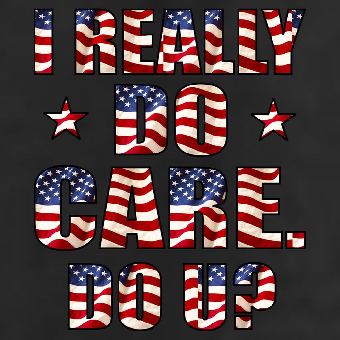 I Really Do Care Do U? USA 7 Panel Mesh Trucker Snapback Hat