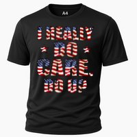 I Really Do Care Do U? USA Cooling Performance Crew T-Shirt