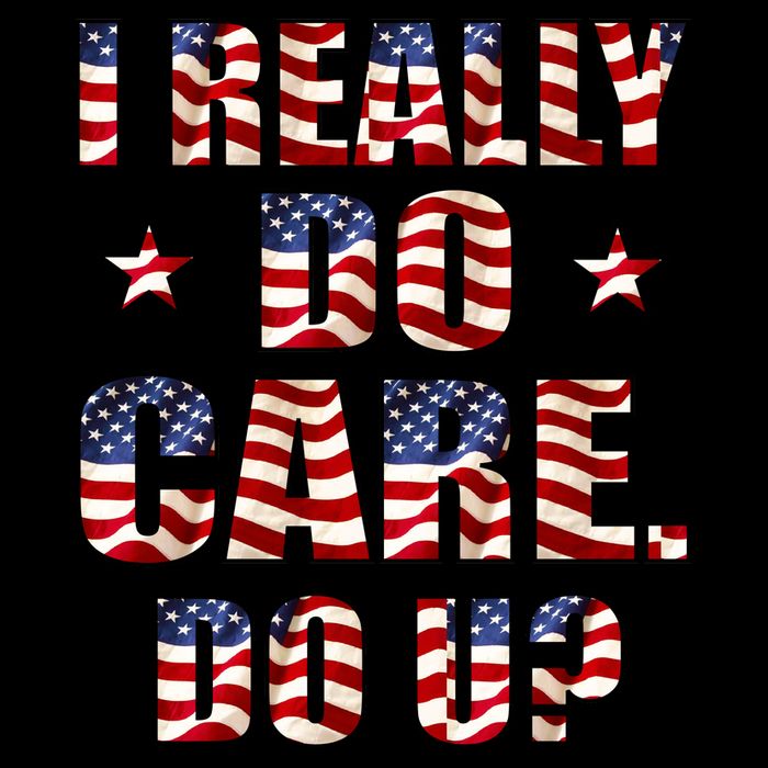 I Really Do Care Do U? USA Cooling Performance Crew T-Shirt