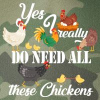 I Really Do Need All These Chickens Legacy Tie Dye Trucker Hat