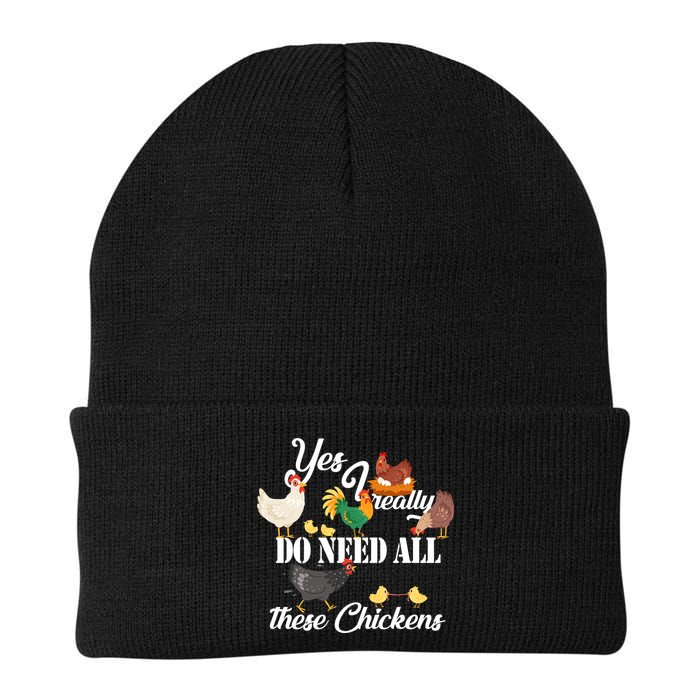 I Really Do Need All These Chickens Beanie