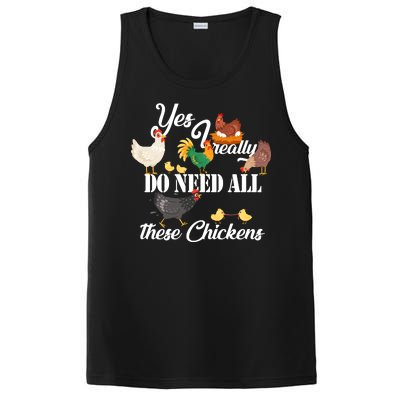 I Really Do Need All These Chickens PosiCharge Competitor Tank