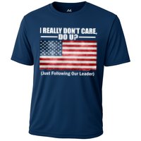 I Really Don't Care Do U Patriotic  Cooling Performance Crew T-Shirt