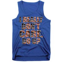 I Really Don't Care Do U Patriotic Trump Tank Top