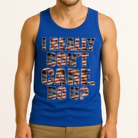 I Really Don't Care Do U Patriotic Trump Tank Top
