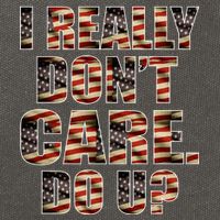 I Really Don't Care Do U Patriotic Trump Cotton Canvas Backpack