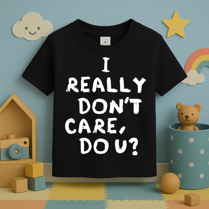 I Really Don't Care, Do U? Trump Toddler T-Shirt