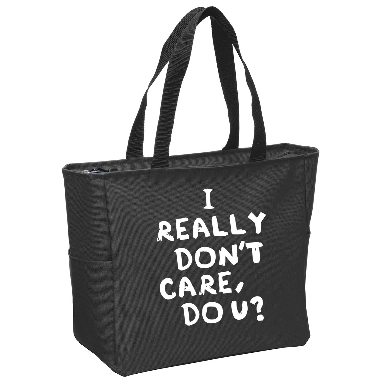 I Really Don't Care, Do U? Trump Zip Tote Bag