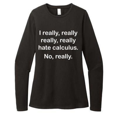 I Really Hate Calculus Womens CVC Long Sleeve Shirt