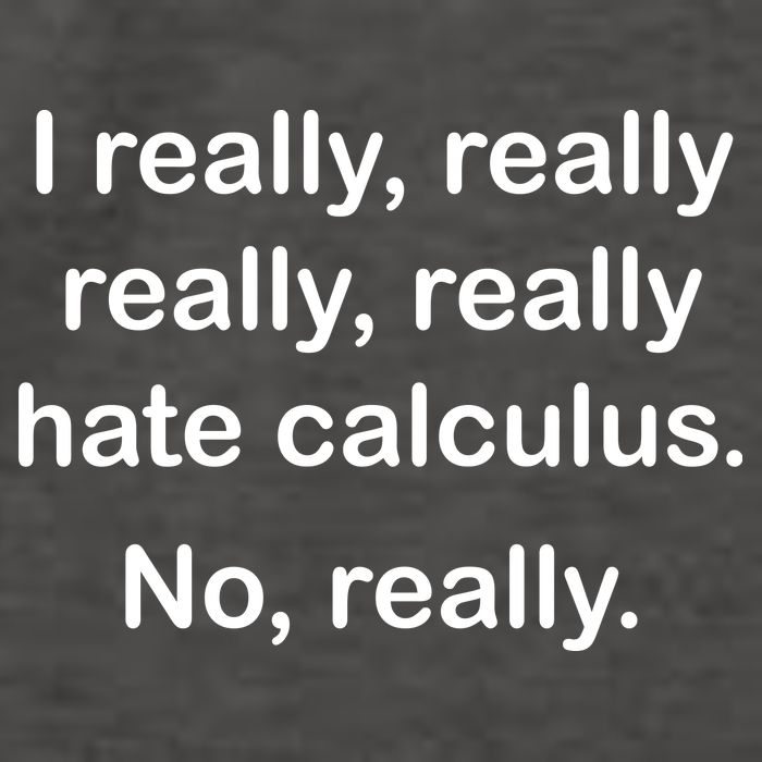 I Really Hate Calculus Vector Backpack