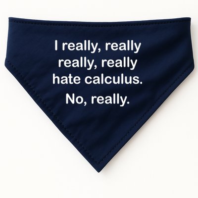 I Really Hate Calculus USA-Made Doggie Bandana