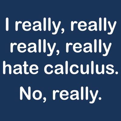 I Really Hate Calculus T-Shirt