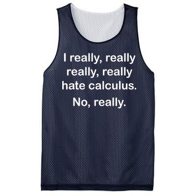 I Really Hate Calculus Mesh Reversible Basketball Jersey Tank