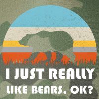 I Really Like Bears Legacy Tie Dye Trucker Hat