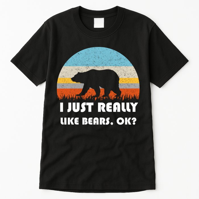 I Really Like Bears Tall T-Shirt