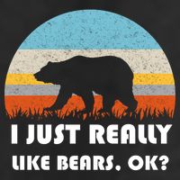 I Really Like Bears Golf Towel