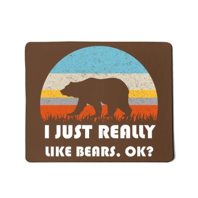 I Really Like Bears Mousepad