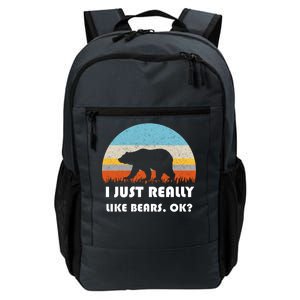 I Really Like Bears Daily Commute Backpack