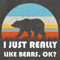 I Really Like Bears Vector Backpack