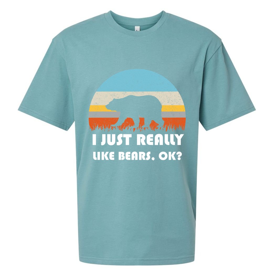 I Really Like Bears Sueded Cloud Jersey T-Shirt