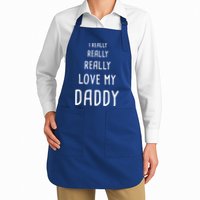 I Really Love My Daddy Apron