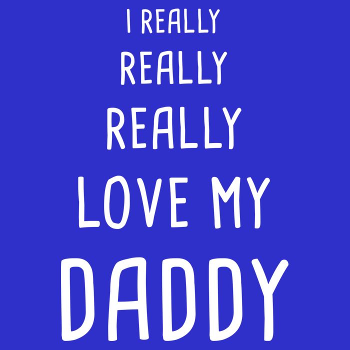 I Really Love My Daddy Apron