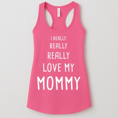 I Really Love My Mommy Womens Tank Top