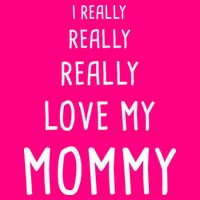 I Really Love My Mommy Zip Tote Bag
