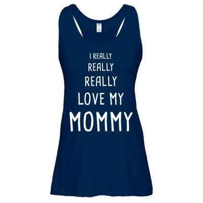 I Really Love My Mommy Ladies Essential Flowy Tank