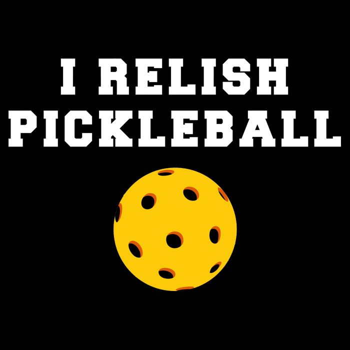 I Relish Pickleball Cropped Pullover Crew