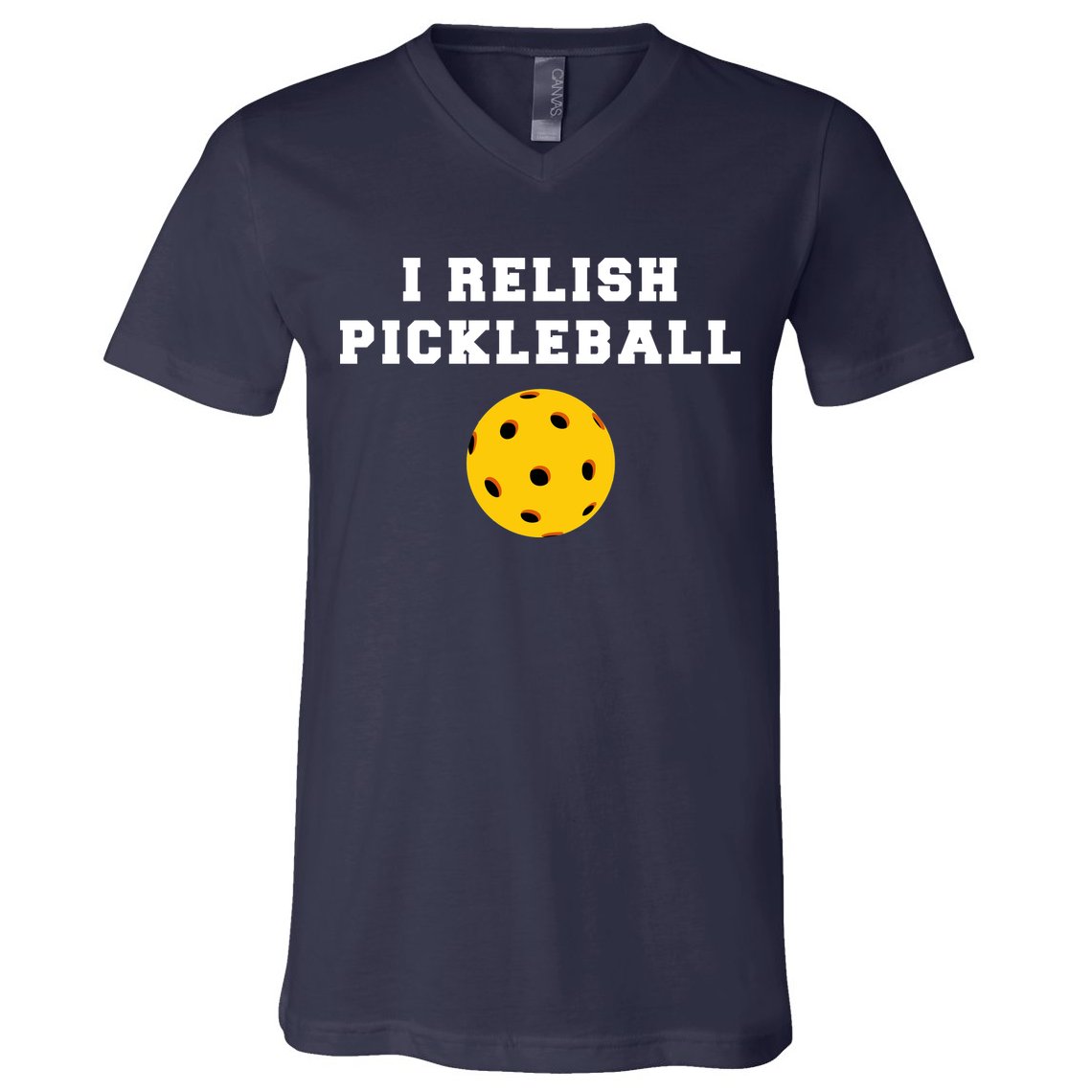 I Relish Pickleball V-Neck T-Shirt