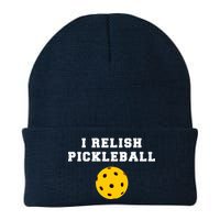 I Relish Pickleball Knit Cap Winter Beanie