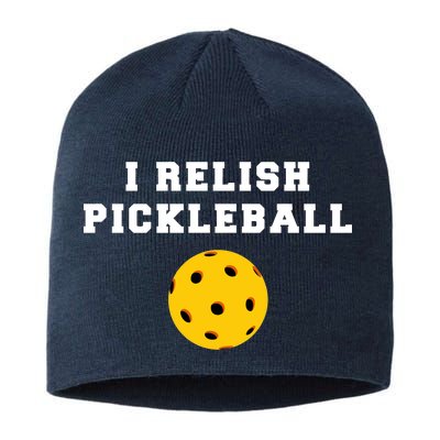 I Relish Pickleball Sustainable Beanie